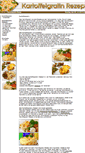 Mobile Screenshot of kartoffelgratin.net
